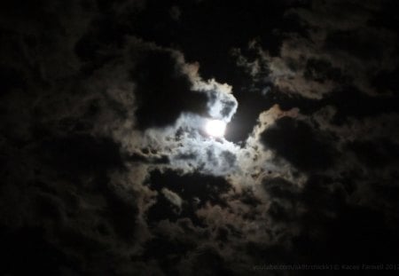 Night Sky 1920x1280 - clouds, moon, nature, night, sky