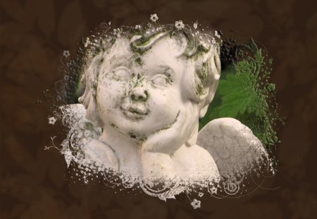 â™¥   áƒ¦~ Garden áƒ¦ Angel ~áƒ¦   â™¥ - abstract, collage, angel, angels, fairy, garden, angel wings