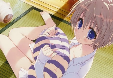 Ayumu Hoshino - white, ayumu hoshino, anime, anime girl, hoshizora e kakaru hashi