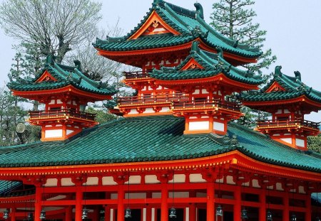 Heian Shrine - heian, japan, shrine, heian shrine, kyoto