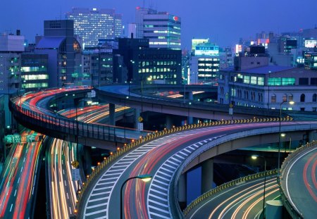 Tokyo At Night - tokyo, city lights, night, tokyo at night, big city