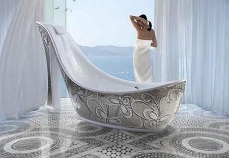 bath - slipper - innovation, bathroom, design, modern