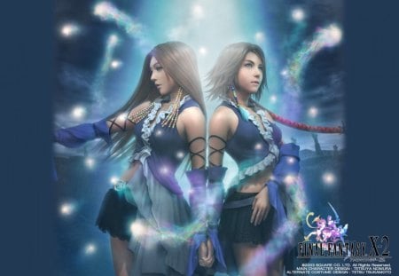 1,000 Words - lenne, yuna, final fantasy 10-2, connected