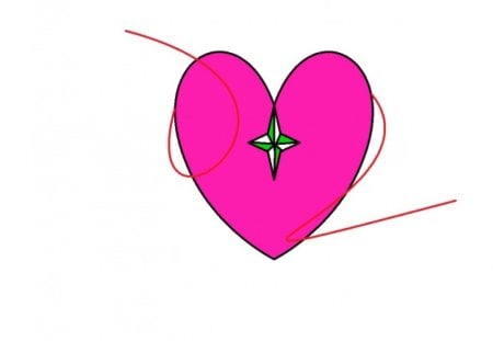 heart - bright, pretty, awsome, pink