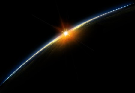 Sunset From Space