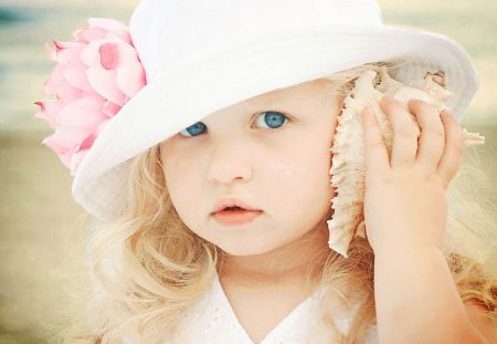 grandaughter - angelic, shells, seaside, beach