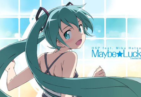 Hatsune Miku - aqua, hot, music, anime girl, white, art, amazing, cool, aqua eyes, artistic, hatsune miku, sexy, song, stunning, vocaloids, program, vocaloid, beautiful, uniform, blush, diva, beauty, nice, twintail, singer, aqua hair, black, virtual, pretty, idol, anime, miku, cute, twin tail, girl, cg, hatsune, star, blue, digital, awesome, outfit