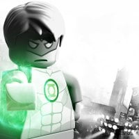 Black and White Lego Green Lantern