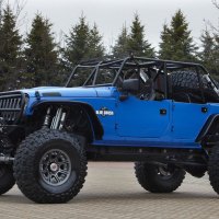 Jeep Wrangler Blue Crush