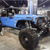 Jeep Wrangler Blue Crush