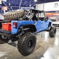 Jeep Wrangler Blue Crush