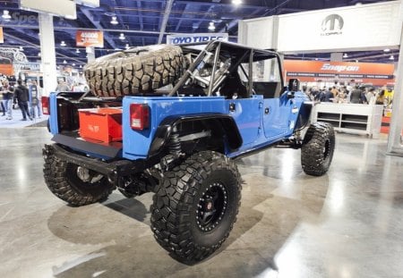 Jeep Wrangler Blue Crush - jeep, crush, wrangler, cars, 4x4, blue