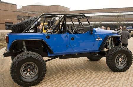 Jeep Wrangler Blue Crush - jeep, crush, wrangler, cars, 4x4, blue