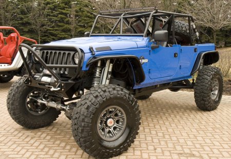 Jeep Wrangler Blue Crush - jeep, crush, wrangler, cars, 4x4, blue