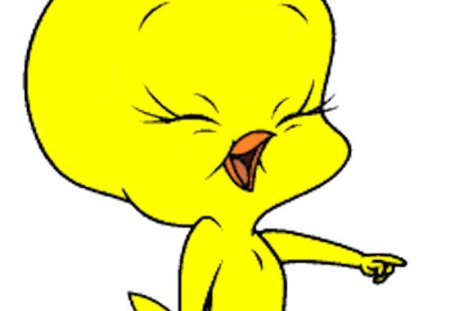 tweety bird haha!! - laughing, yellow