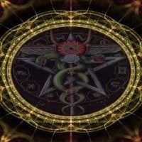 Fractal Framed Wiccan