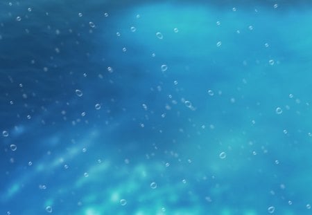 Raindrops on your desktop - rain, abstract, blue