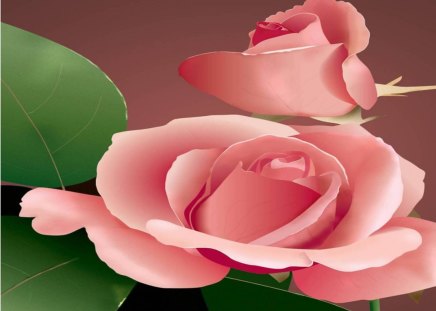 Artsy Roses - art, roses, flower