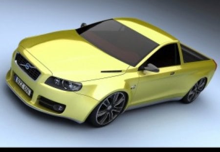 2009 volvo v70 pickup concept - car, pickup, volvo, concept, truck