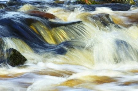 rushing gushing water - water, waterfall, falls, ocean, rapids, rocks