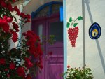 a lovely door in bozcaisland  in turkey