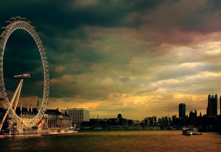 London - london eye, england, beautiful place, london