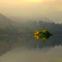 LITTLE ISLAND in MIST