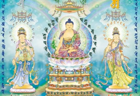 Buddha - cg, fantasy, god, buddha