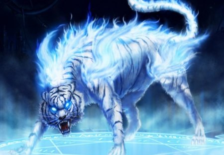 Fantasy Tiger - tiger art, fantasy, fantasy tiger, tiger