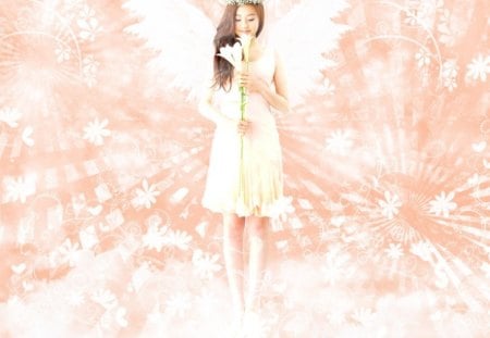 Little Angel - love, fantasy, angel, light