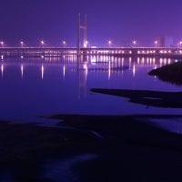 Beautiful Chongyang Bridge Lights