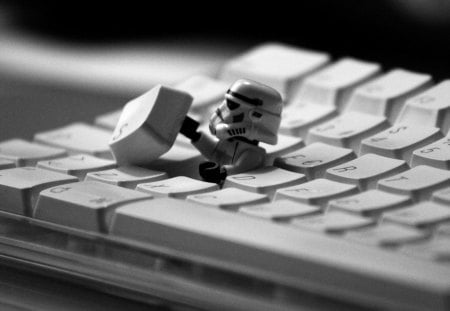 Clone Invasion - clone, star wars, lego, keyboard