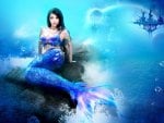 Beautiful Blue Mermaid