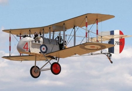 Airco DH-2 .- - dh, 2, war, biplane, airco