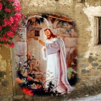 Jesus knocks at the door of your heart