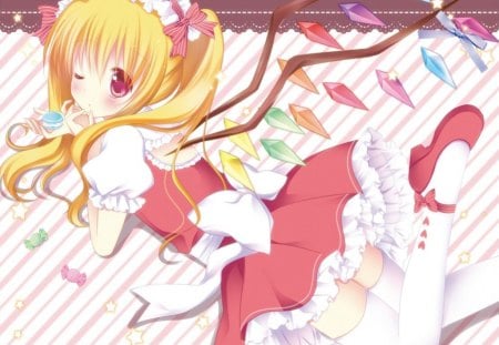 Flandre Scarlet - anime, flandre scarlet, girl, female