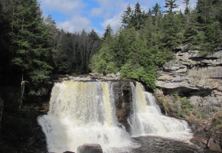 Blackwater Falls, West Virginia - west virginia, nature, gorgeous, blackwater falls, forest, waterfalls