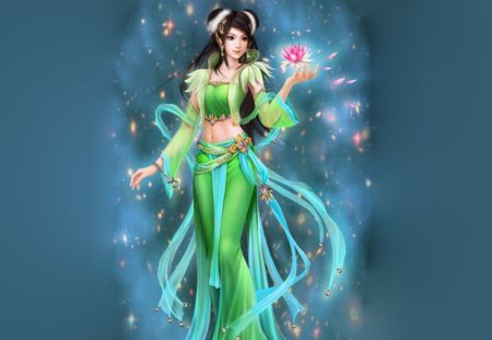 Magic Goddess - wicca, goddess, magic, fantsy