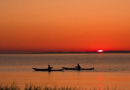 Time For Home. - boats, small, the, two