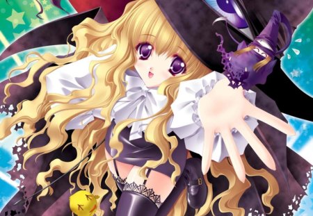 Lilith Witch - witch, beauty, wall, new, anime