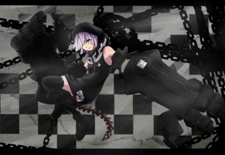 STRength from Black Rock Shooter - rock, black, strength, shooter