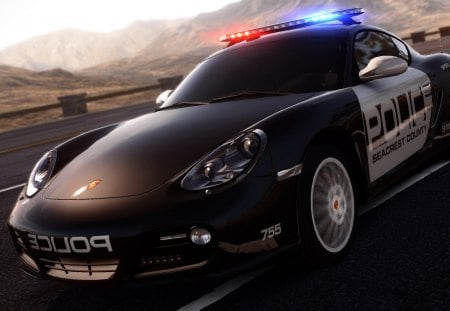 Police Porsche - porsche, police, police porsche, police car