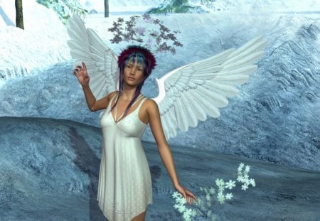 Angel Of Paradise - beautiful, heaven, angel, paradise