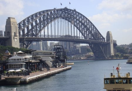 sydney harbour bridge - sydney, bridges, harbour, australia