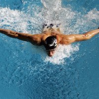 Michael Phelps in Action