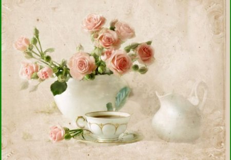 Tea Time with Roses