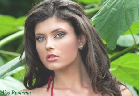 Miss Universe Romania most beautiful eyes european women - Models