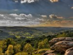 glorious panorama of hope valley hdr