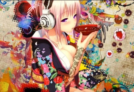 Music && More - colour, heart, music, color, sake