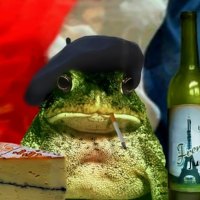 Frog Series#21  -French Cousin Frog